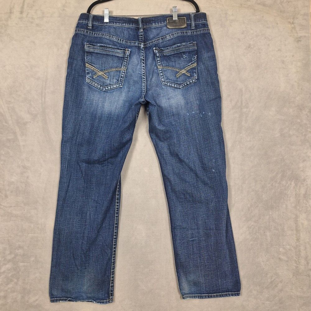 BKE Men's Straight Jeans - Blue - Picture 2 of 12